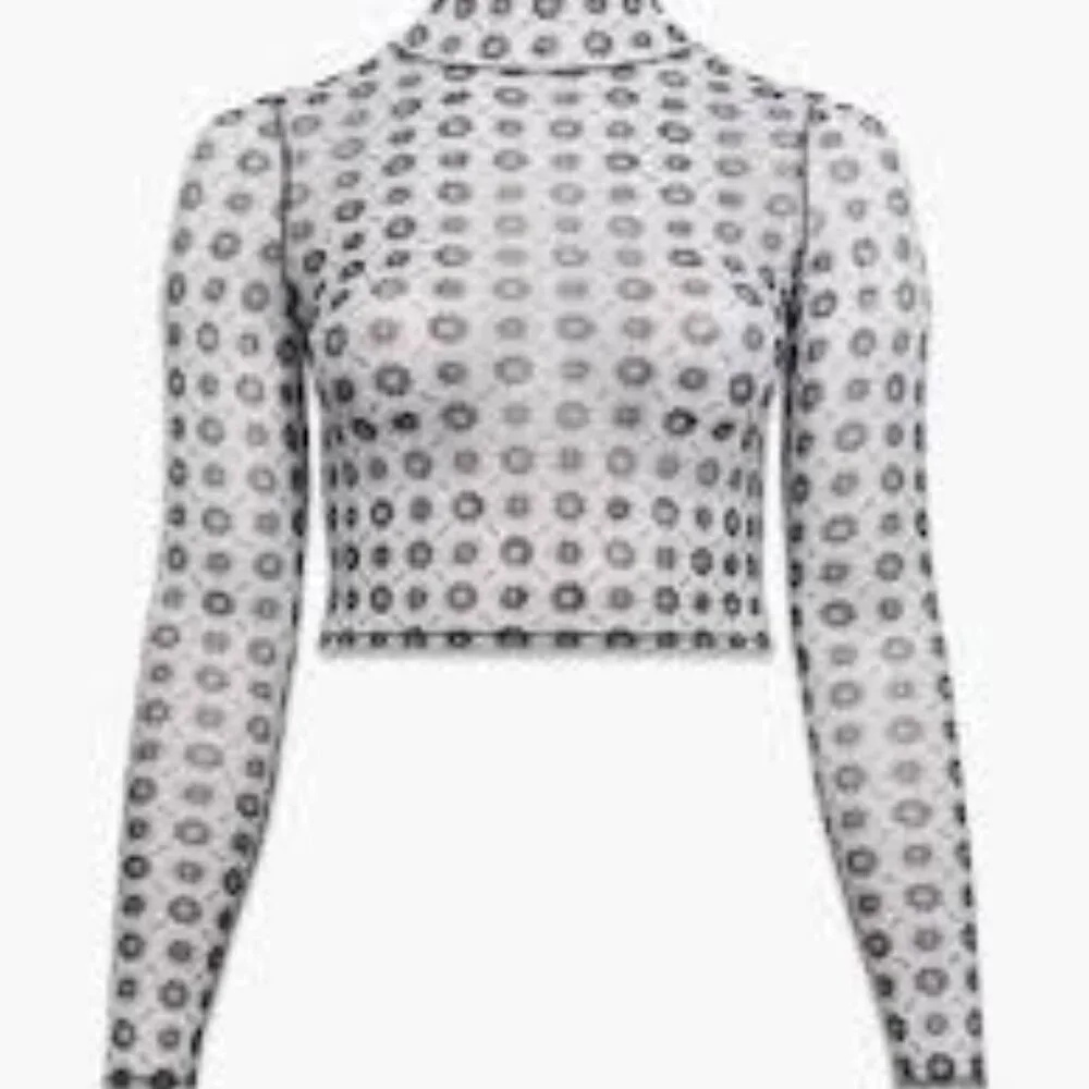 Savage X Fenty Mod Cropped Turtleneck Long-Sleeve Tee